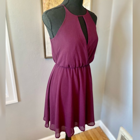 Miami Purple Cocktail Dress - Picture 1 of 9